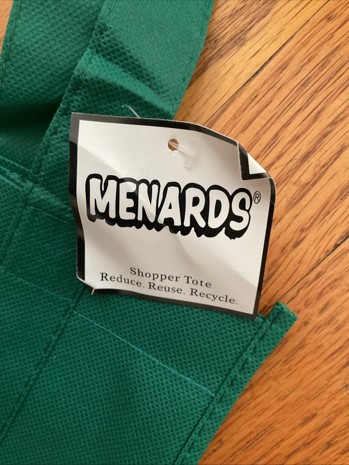 LOT Of 5 Menards Reusable It’s Green Shopping / Grocery Bag Tote NEW