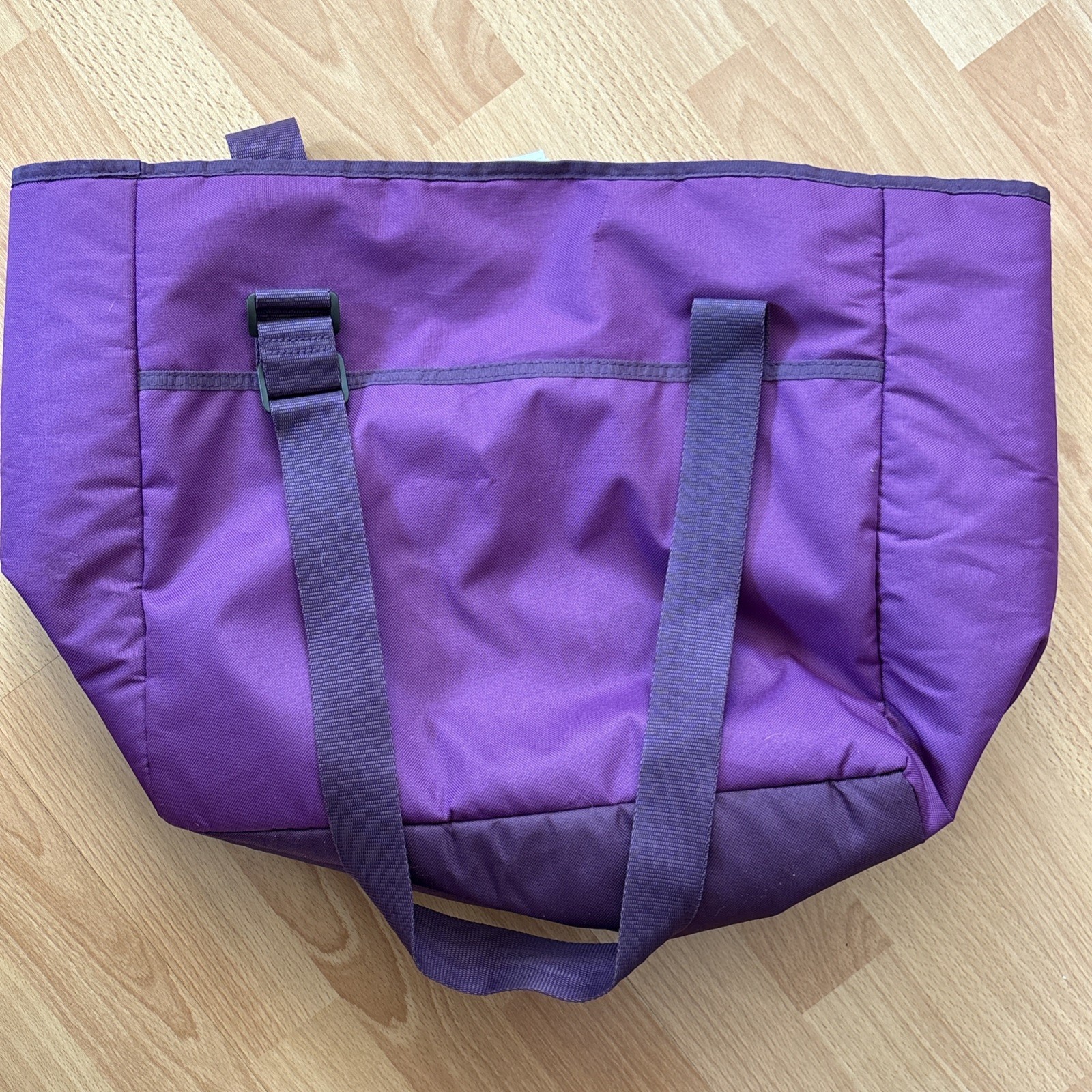 Rachael Ray Purple Tote Bag 15x15x7″ Adjustable Handles Like New