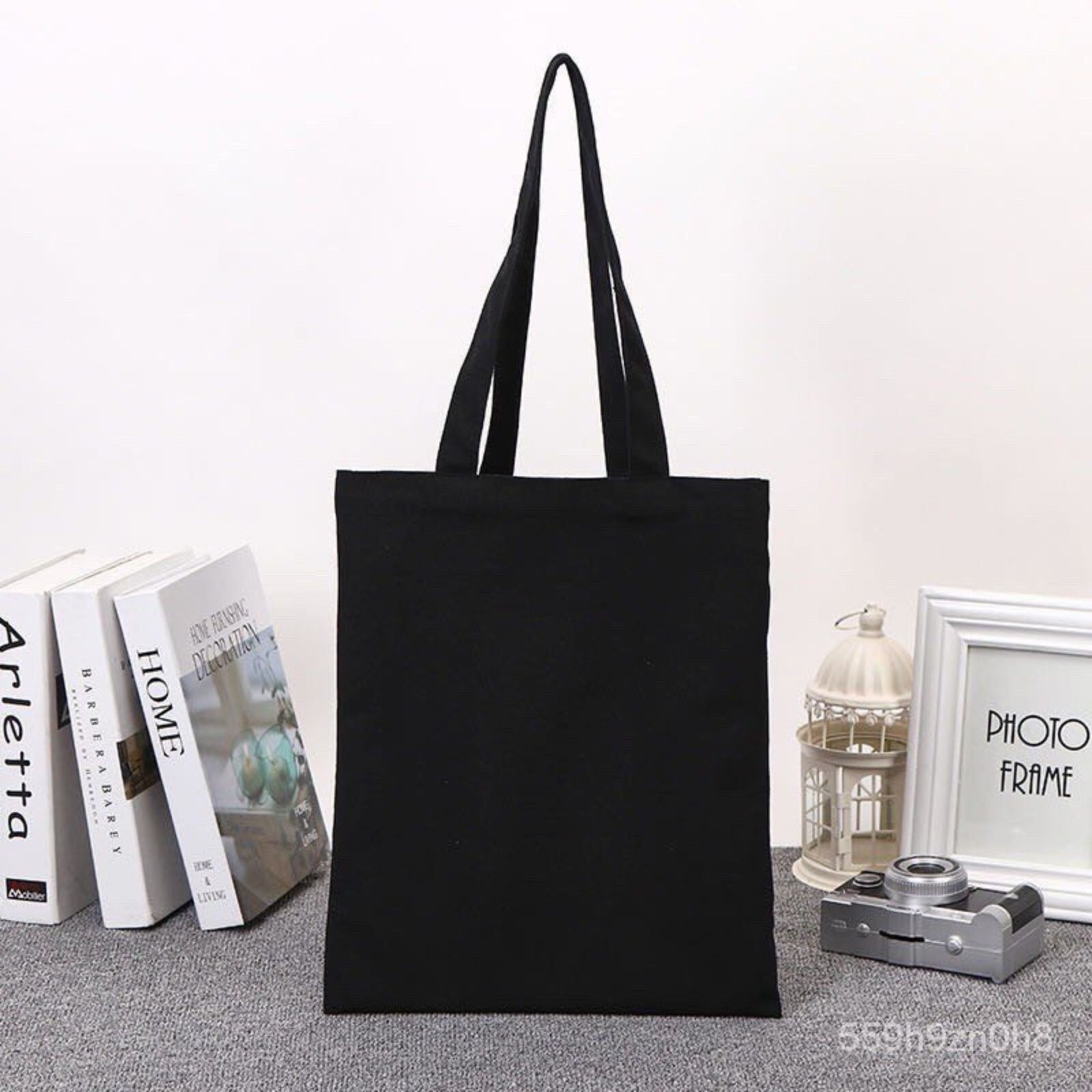 Reusable Personalize Cotton Tote Bag: Handmade, Spacious, Eco-Friendly Shopping