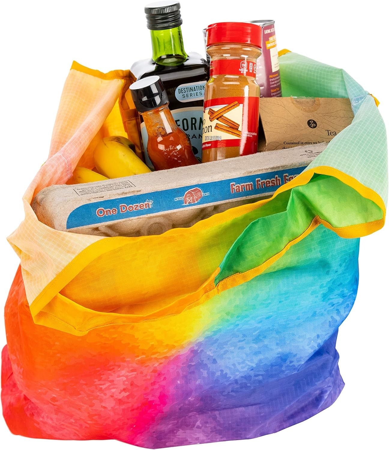 Reusable Grocery Bags | Vibrant Tote Bag For Groceries, Gym, Office, Beach, Toys