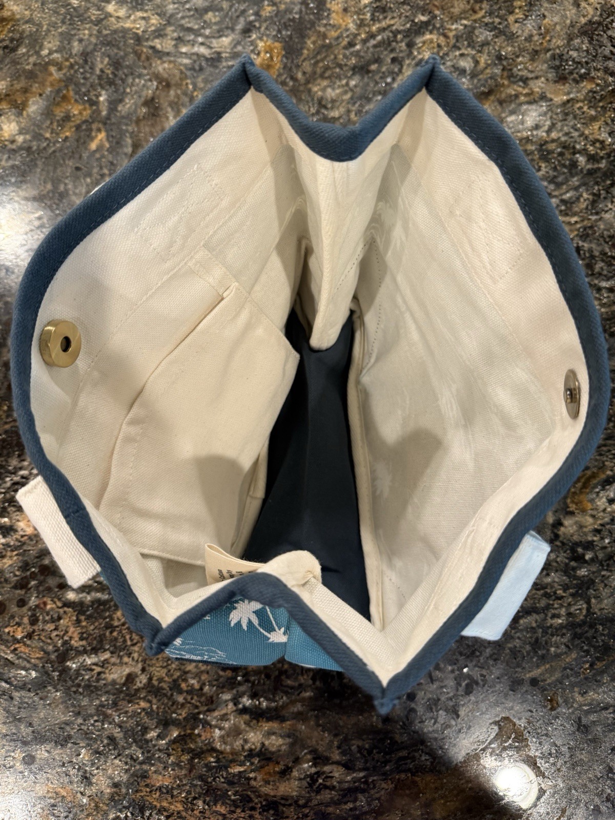 Whole Foods Hawaii Aqua Blue Island Kailua Mini Tote Bag Exclusive Tag Aloha NEW