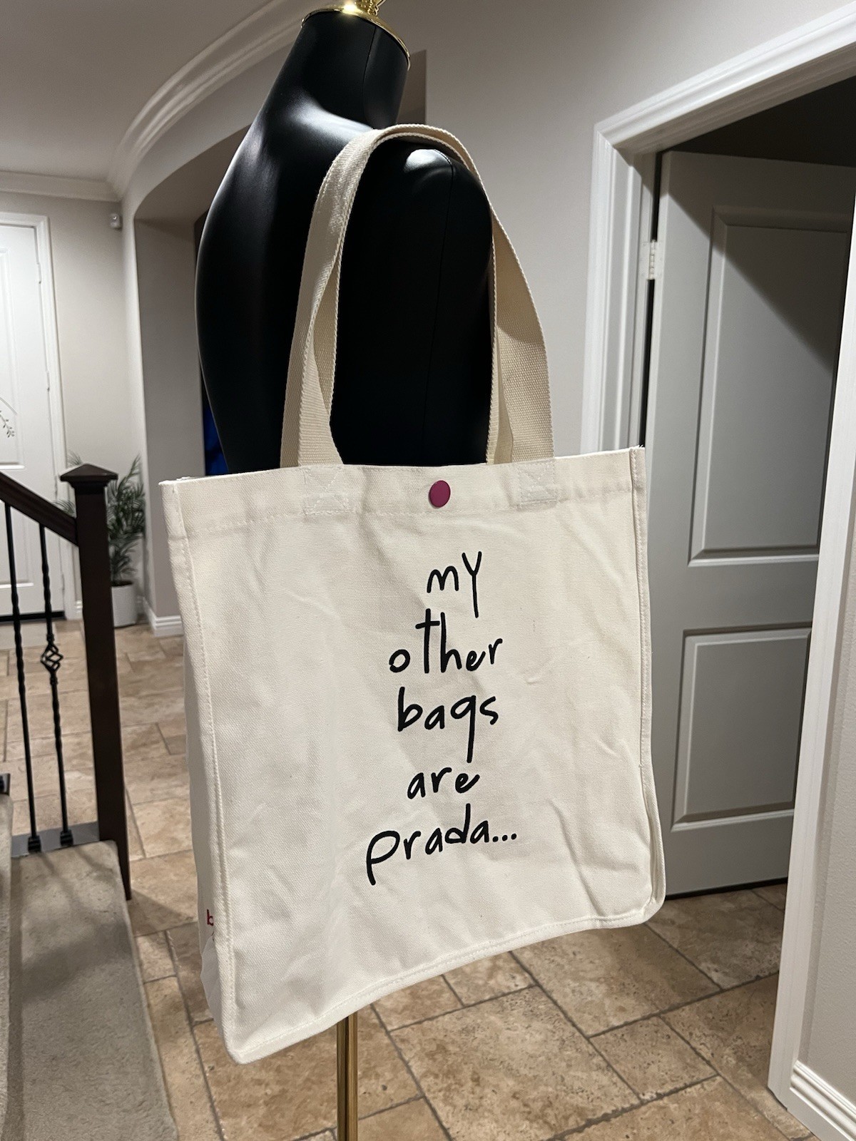 New Status Shopping Totebag! Proclaim Your Love Of Designer Goods, Only $11.00!