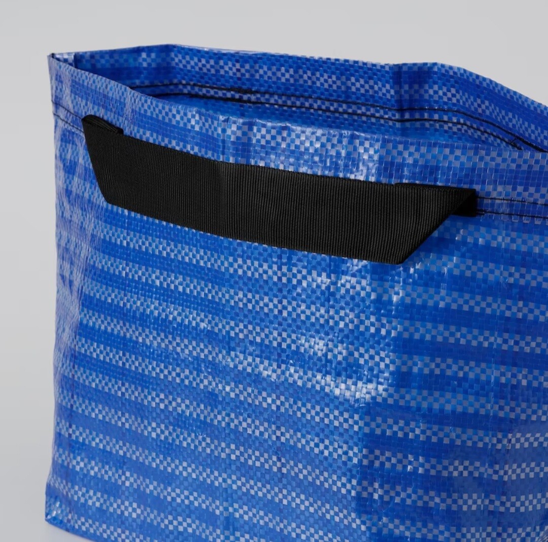 IKEA Thailand Official ATTER Blue Reusable Shopping Picnic Lunchbox Bag