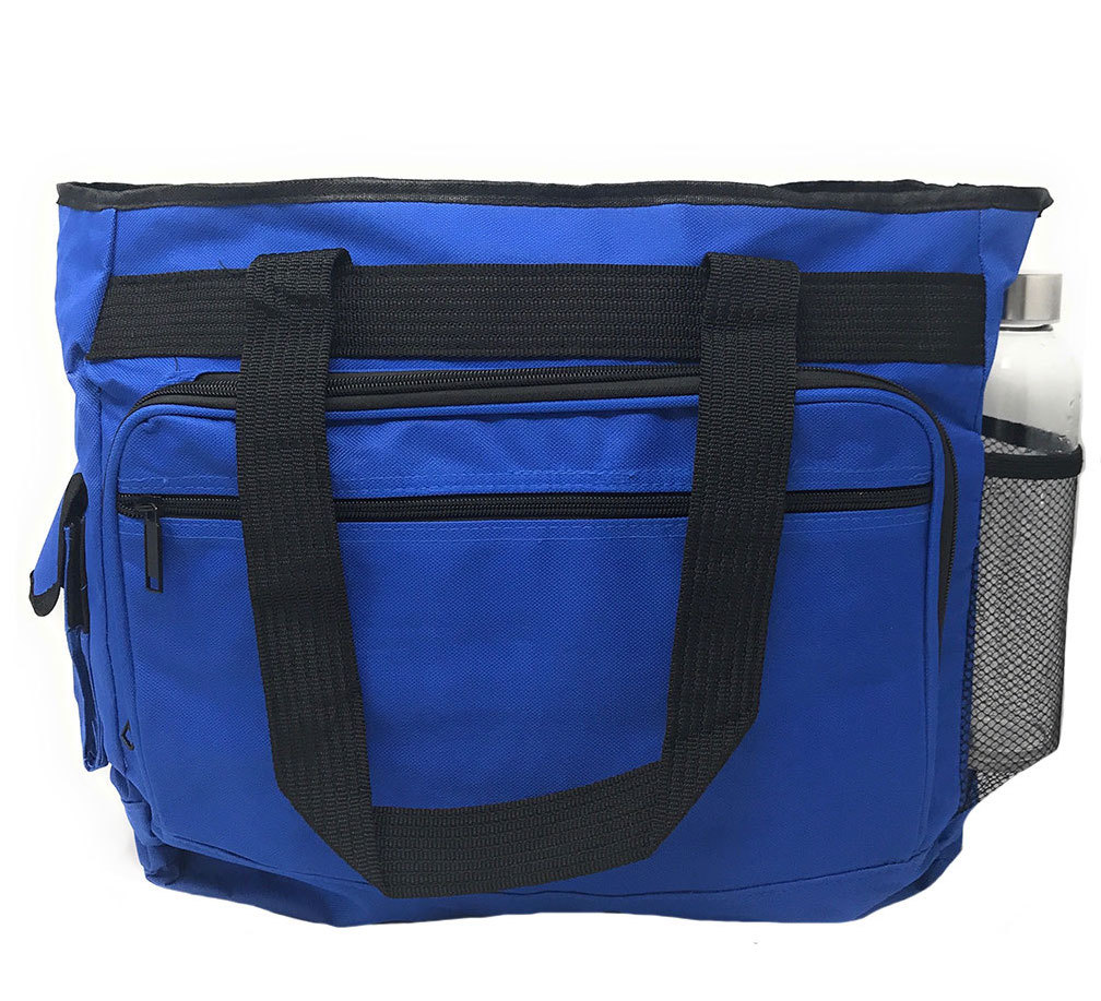 Large Tote Bags For Shopping Grocery Work Travel School W/ Organizer 16×14″