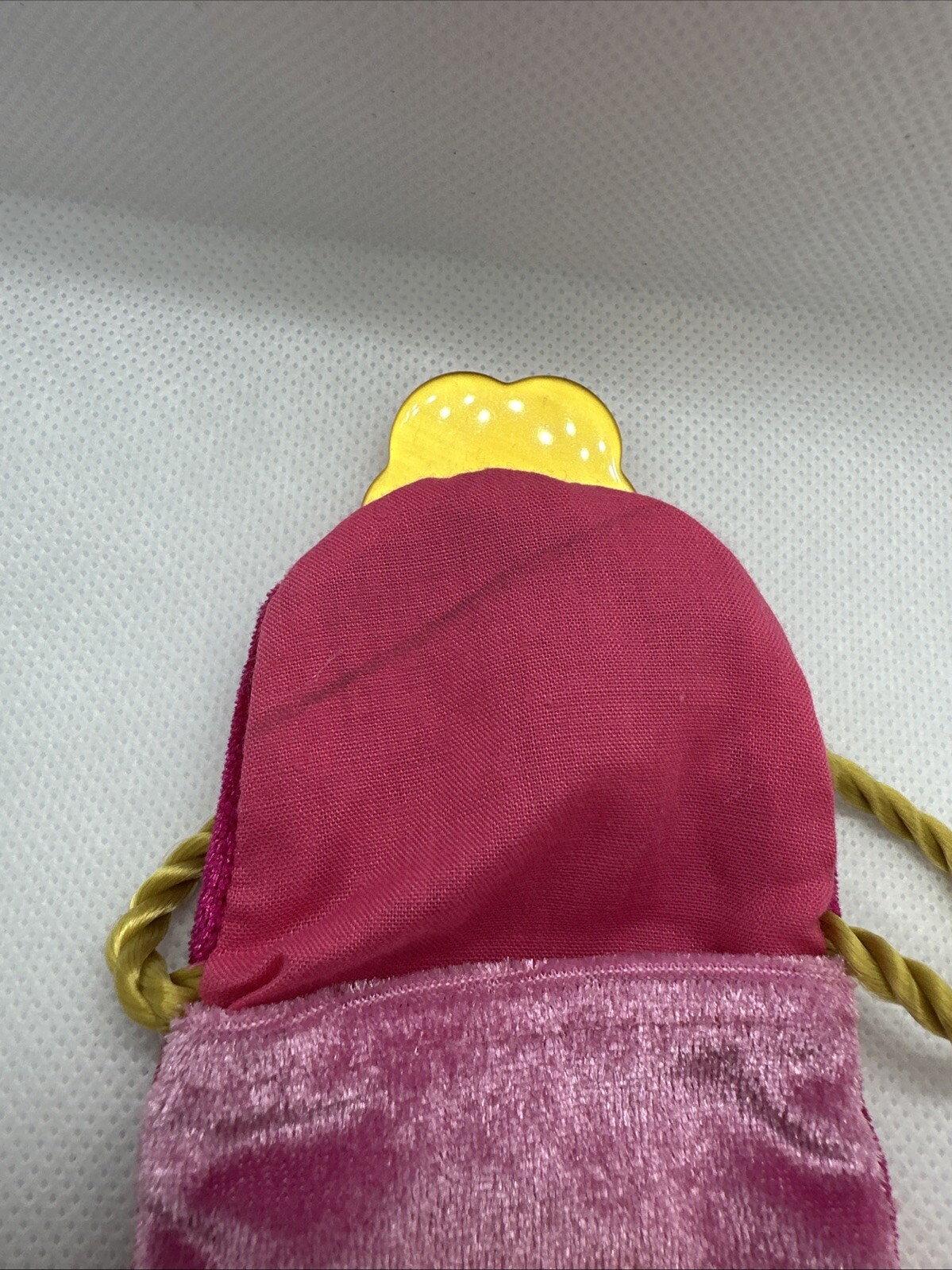 Shop Till You Drop Pink Coin Purse 3” By 2.5” – 4.5” To Center Of Strap.