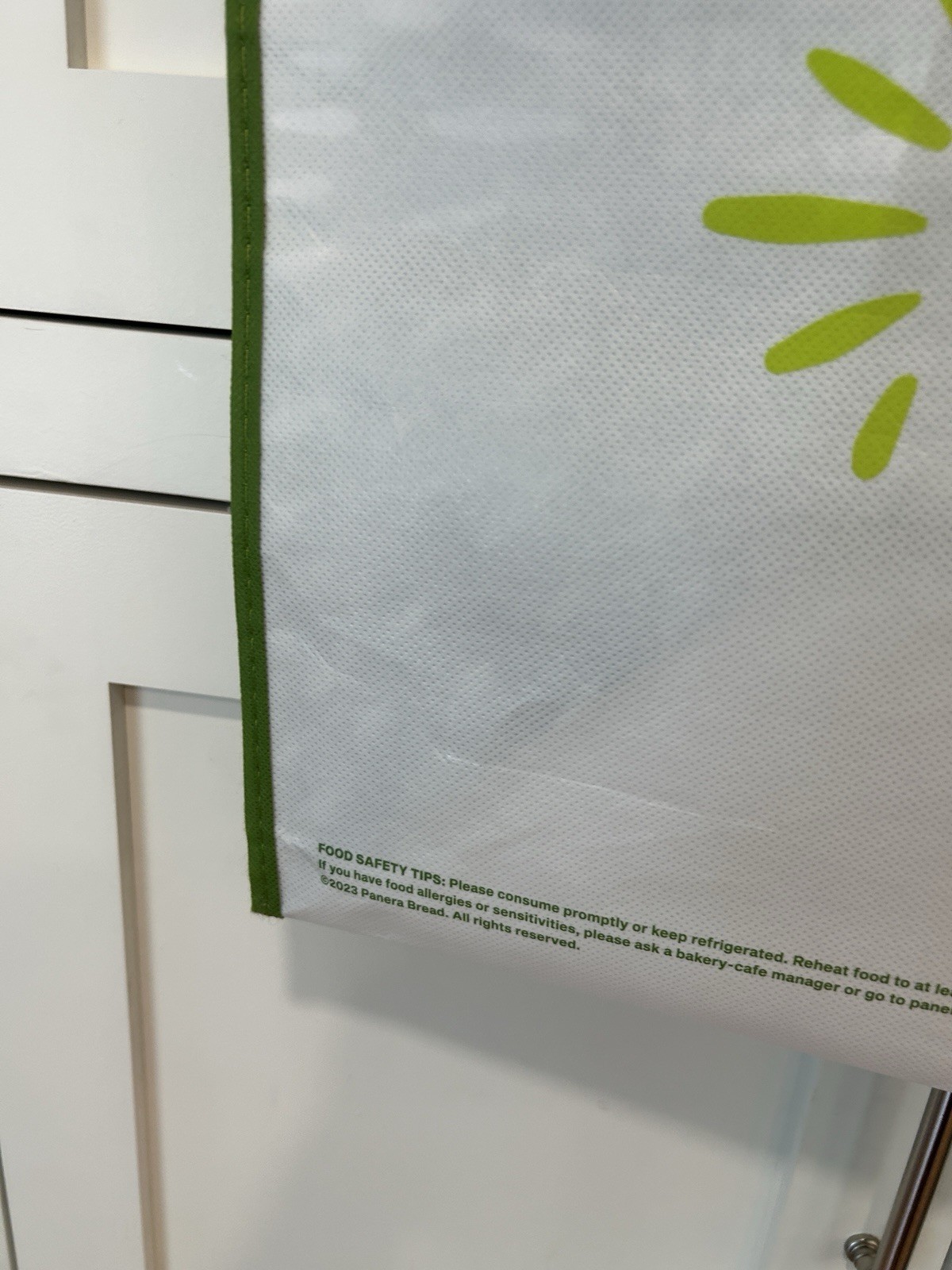 Panera Bread Catering Tote Bag XLarge Reusable 21x12x18 1 Bag