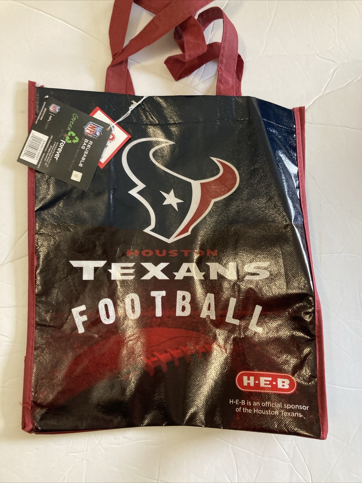 HEB Houston Texans Bag Tote Star Football Blue Texas NFL Pro Sports Series Gift