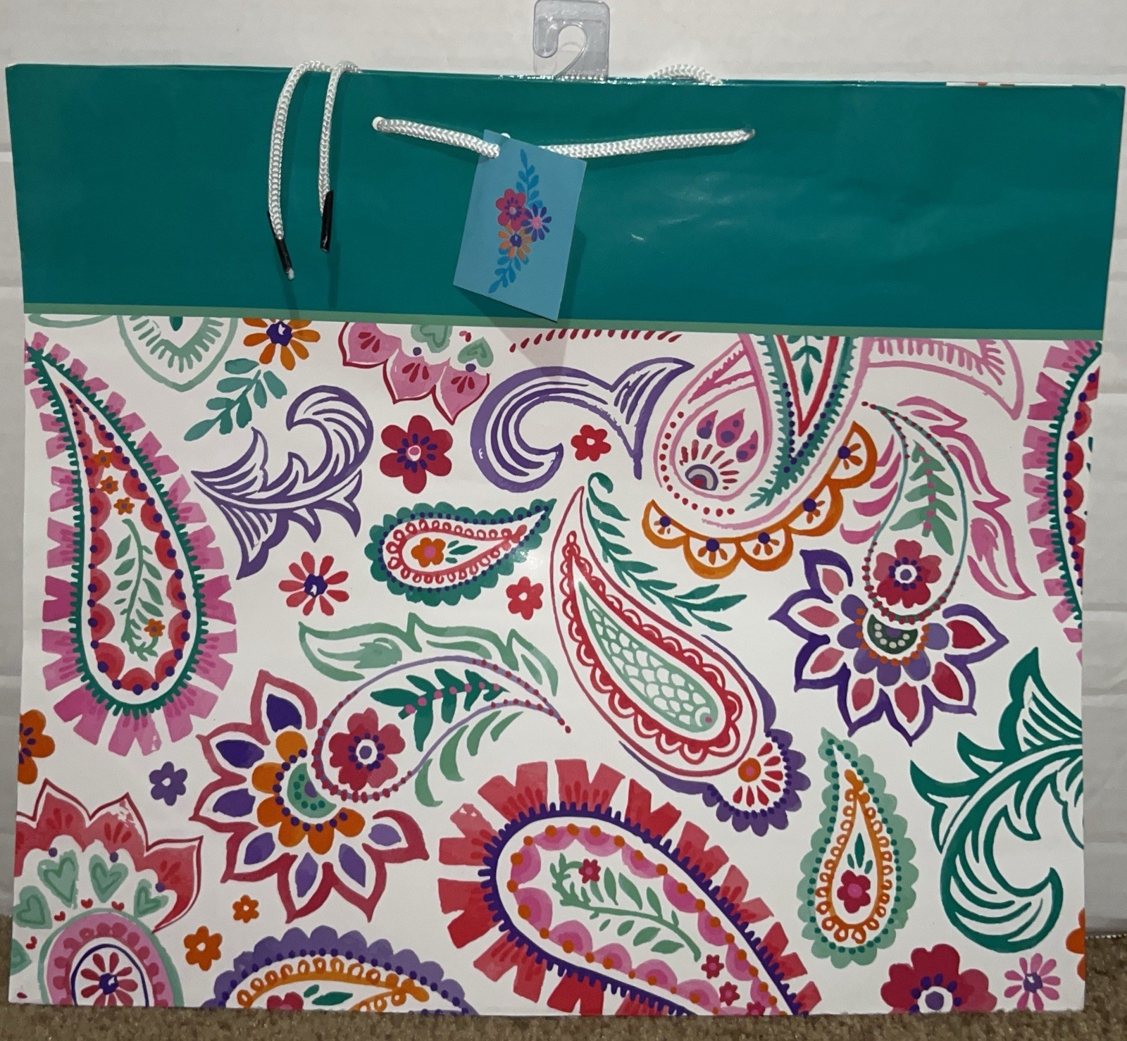 All Occasion Paisley Pattern Jumbo Gift Bag