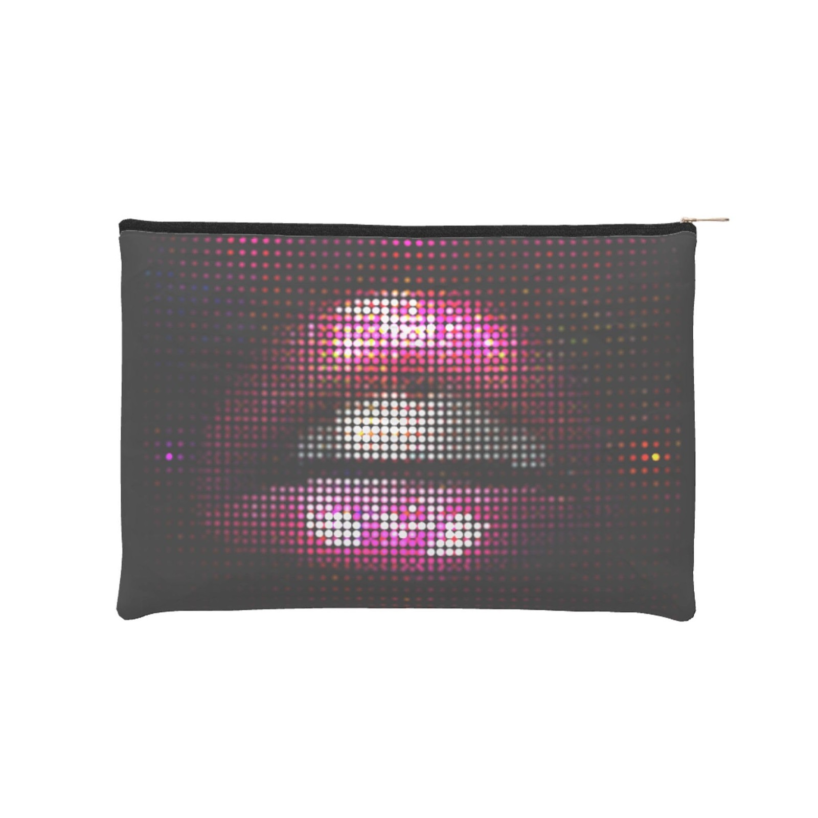 iapodiad Makeup Bag for Women Lips Illustration One Size,