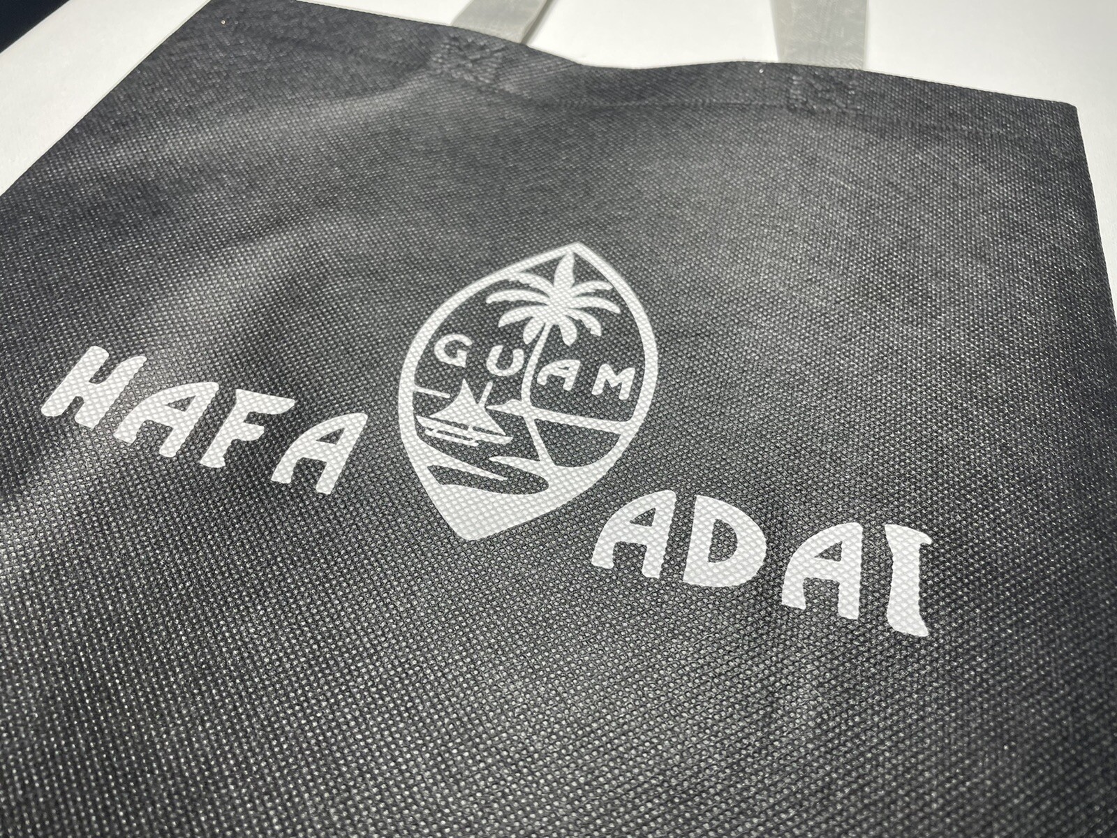 Guam Reusable Shopping Bag 13″ Canvas All Purpose Tote Bag Hafa Adai 4pck