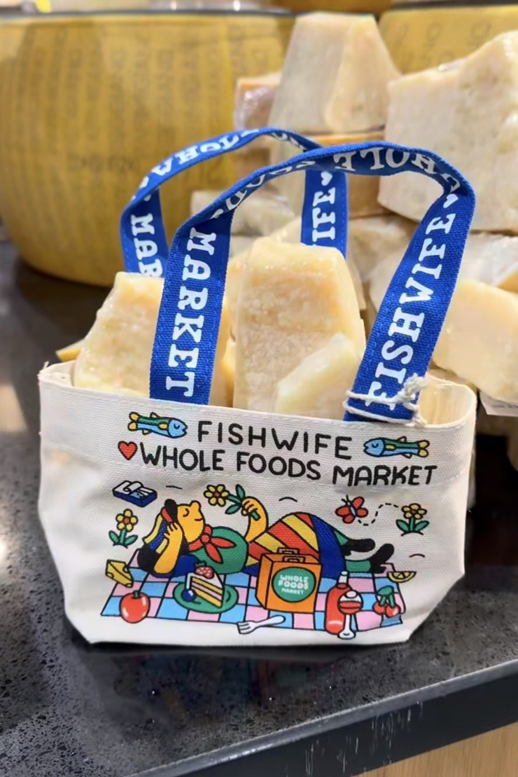 Whole Foods x Fishwife Micro Tote Bag Limited Edition