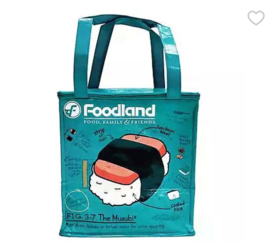 Foodland Hawaii Spam Musubi Insulated Reusable Grocery Bag