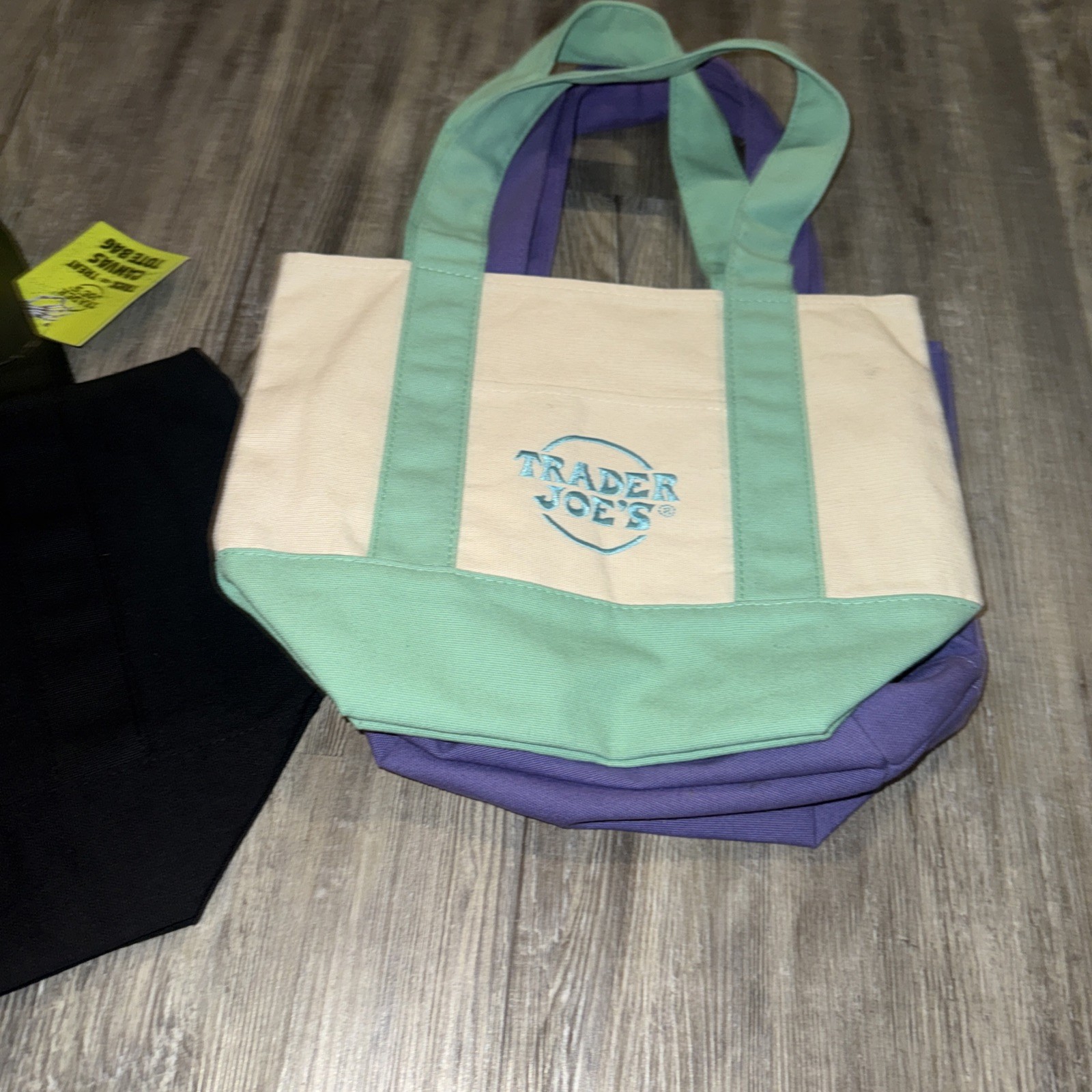 Trader Joe’s Authentic Mini Canvas tote bags Lot 3