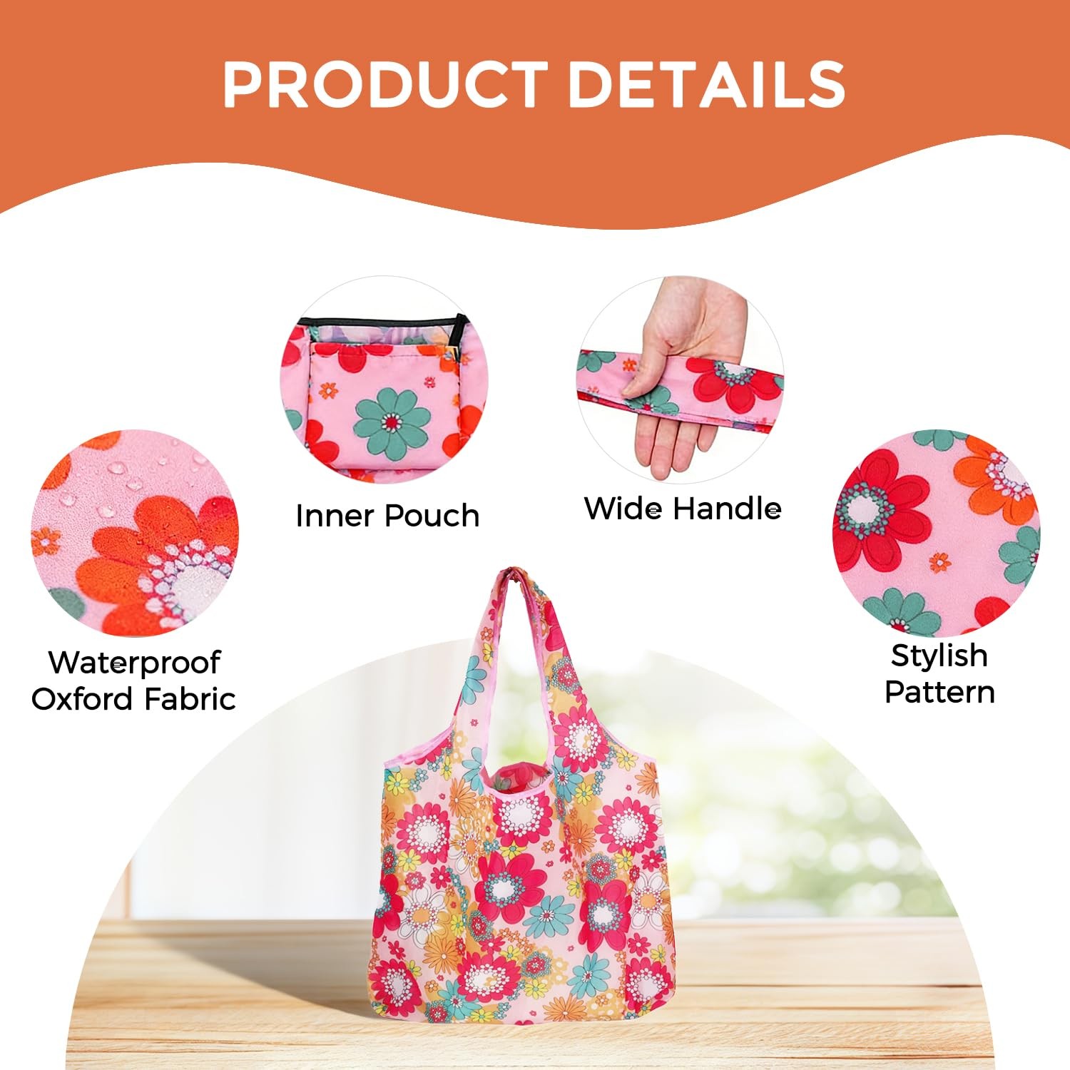 Reusable Grocery Bags-Foldable Machine Washable Reusable Shopping Bags-Bulk C…