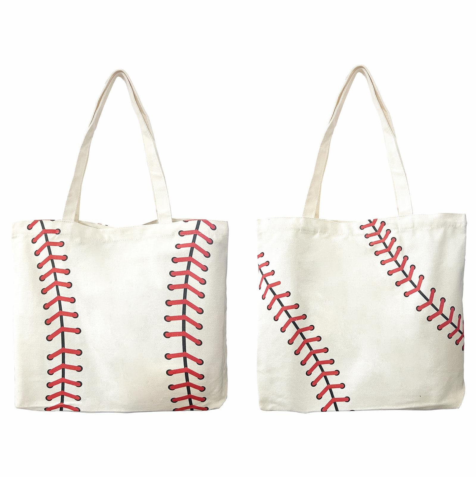 Baseball Tote Bag for Tote Handbag Large Baseball Cotton Canvas Bag Reusable …