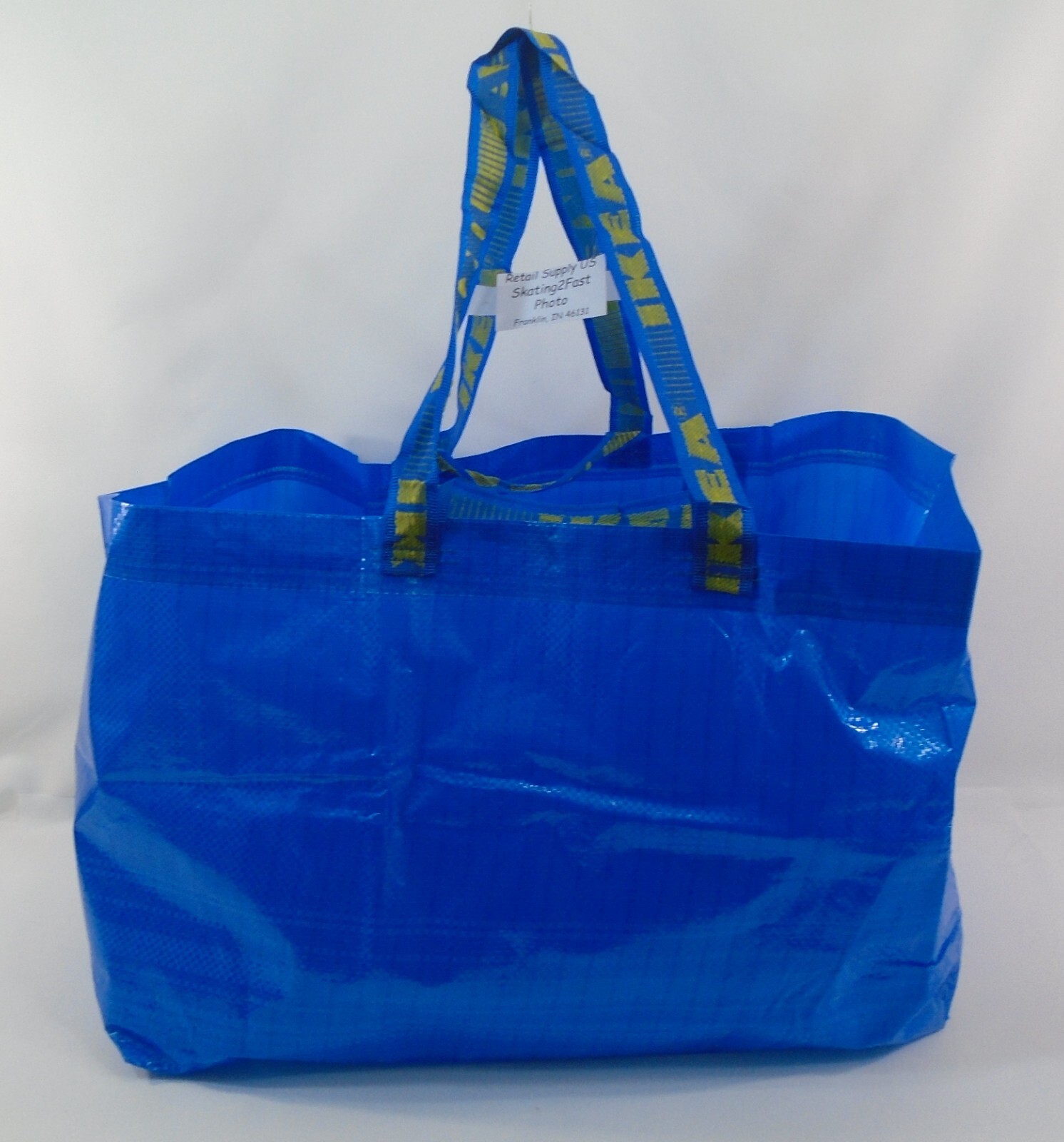 IKEA Blue Frakta 19 Gal. Bag Large Tote Reusable ECO Grocery Laundry Storage Bag