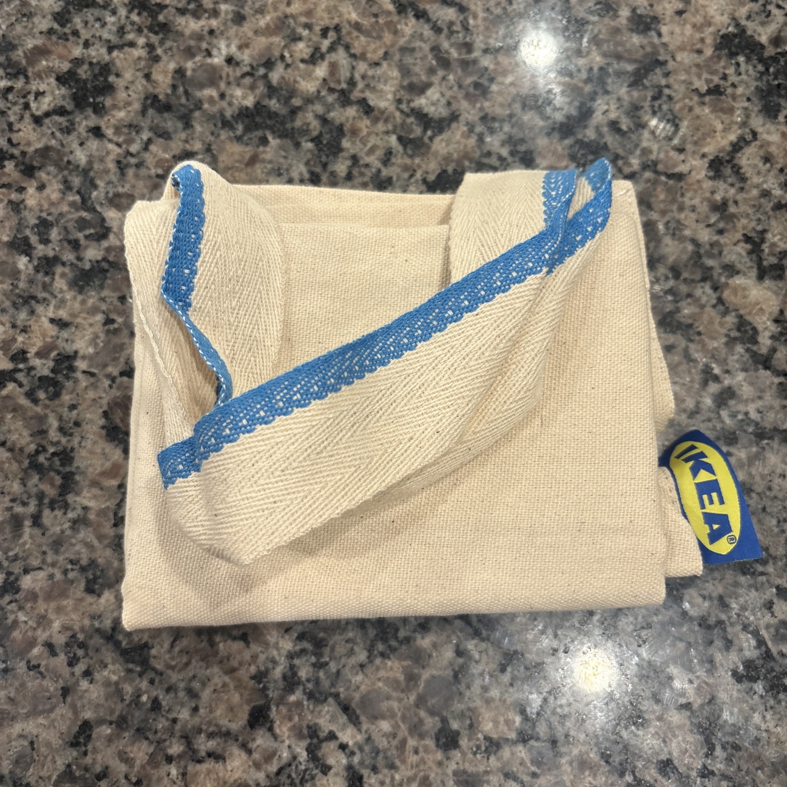 IKEA Spikrak 3 Gal. Bag Medium Tote Reusable Cotton Grocery Bag 005.133.64 New