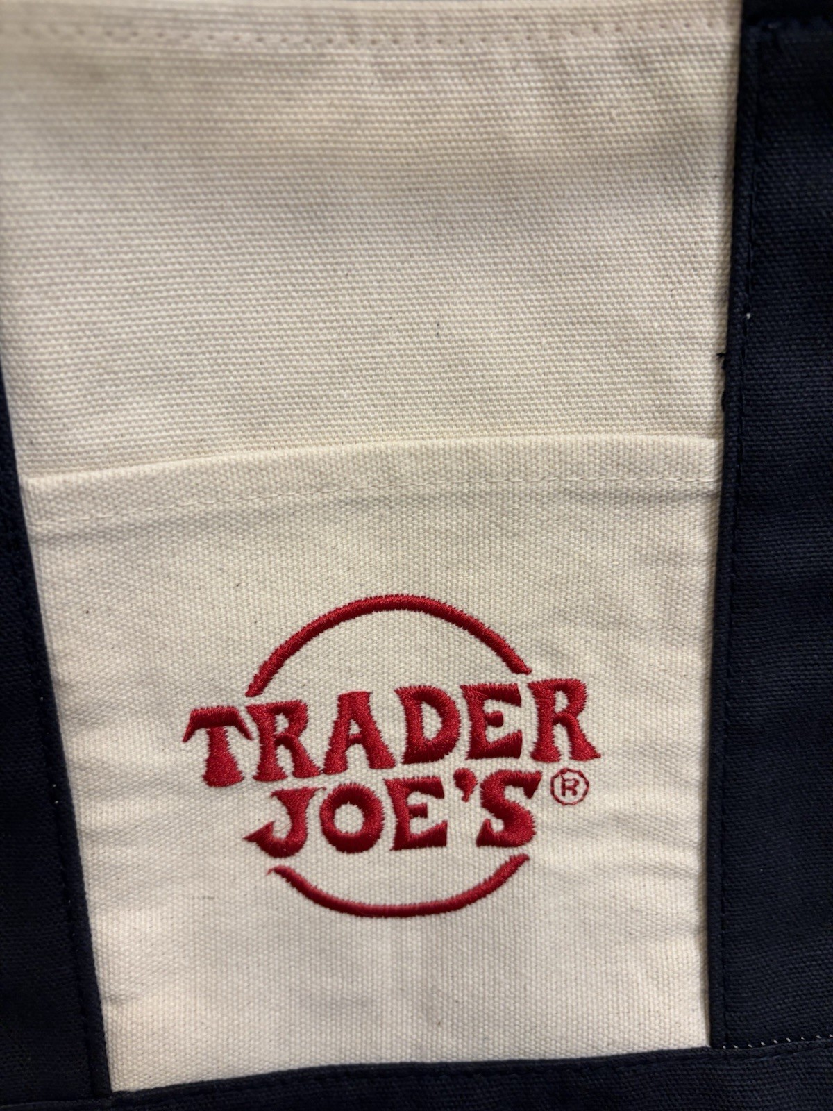 Trader Joe’s NWT (Lot of 2) Blue Mini and Green Mini Canvas Tote Bags 12x10x5