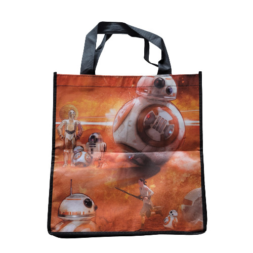 Star Wars BB8 Reusable Shopping Tote Bag 13x13x7 Inches