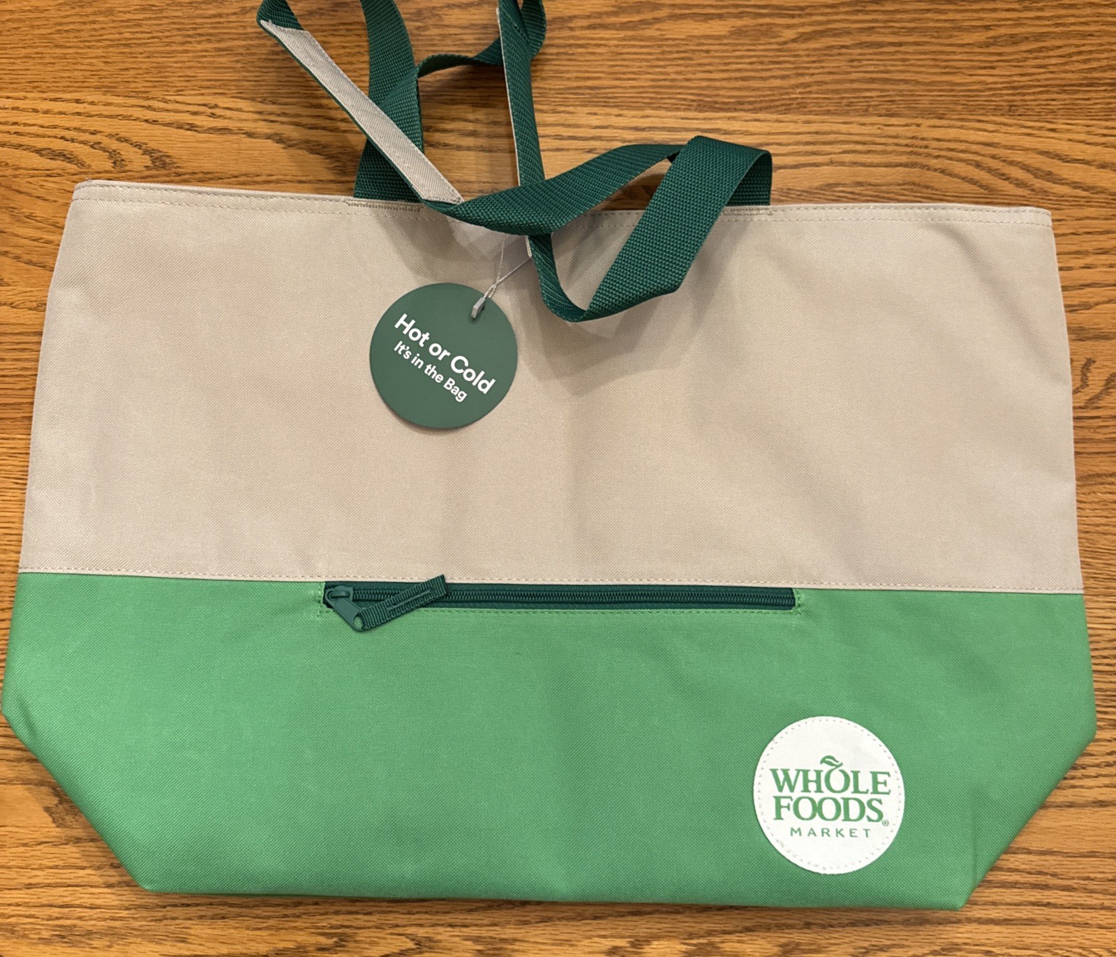 Whole Foods Market Insulated Reusable Grocery Tote Bag Hot/Cold – NEW w Tag