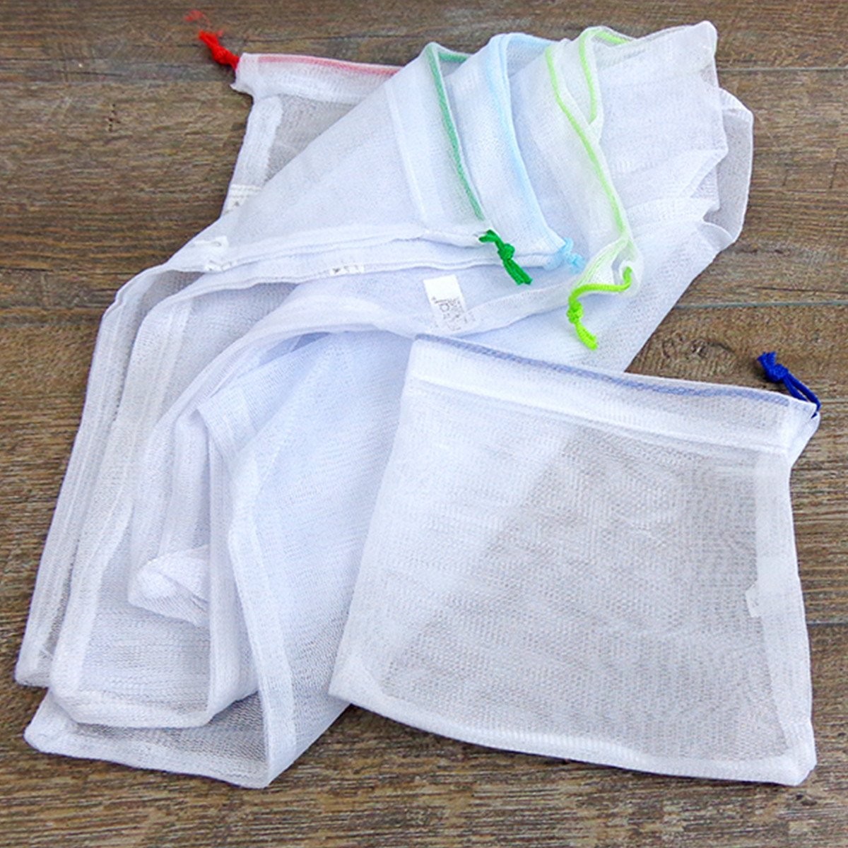 Natural Home Reusable Veggie Bags 5Pk, 1 EA 1 EA, White