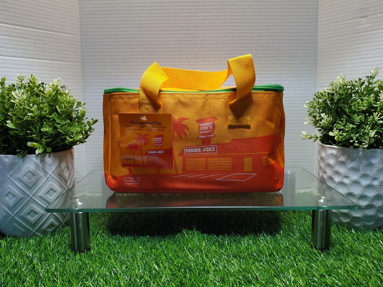 Trader Joe’s Summer 2026 Mini Insulated Tote Bag Orange Crush 1.5 Gallons🟠🌴NEW