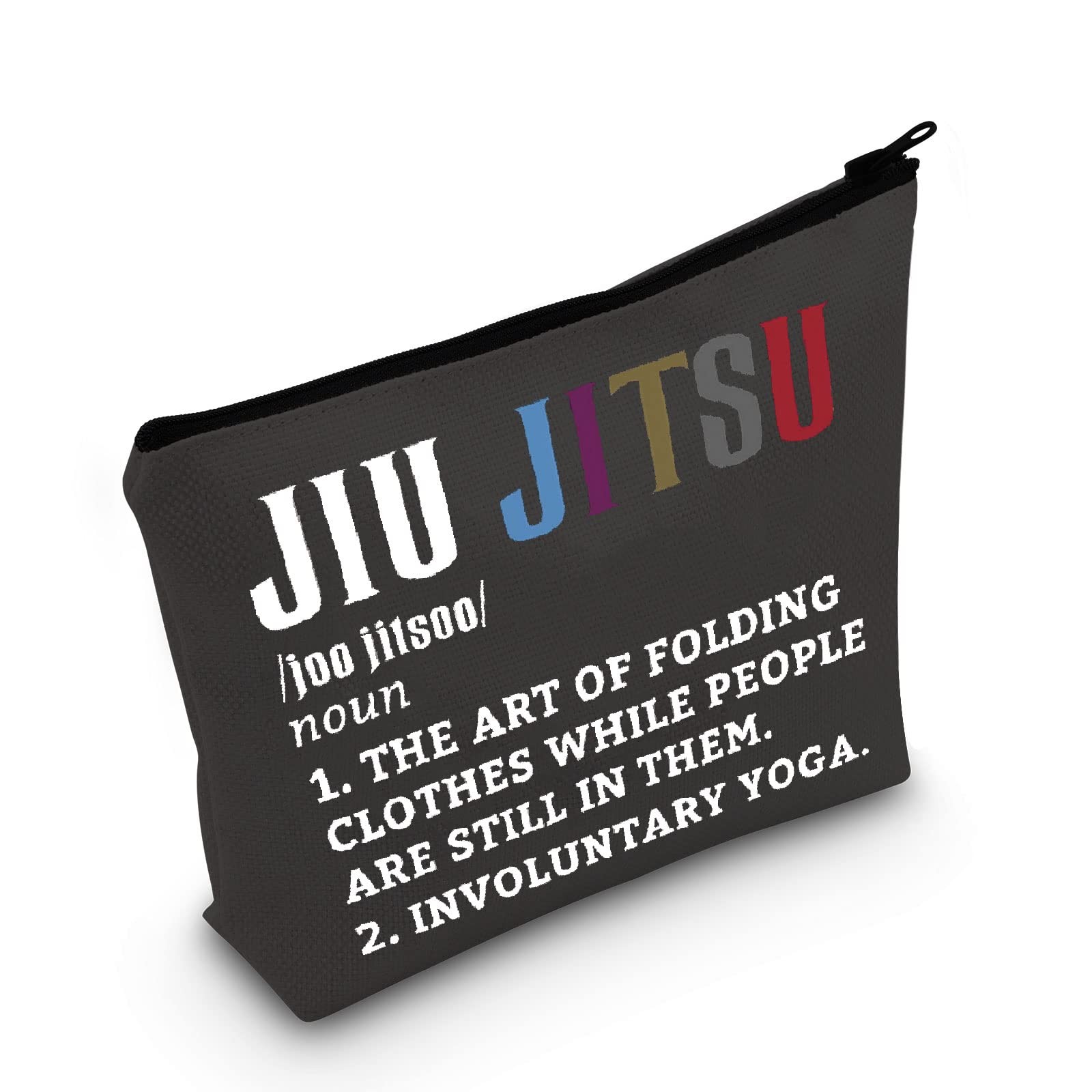 POFULL Jiu Jitsu Lovers Gifts Martial Arts Gift Cosmetic Bag
