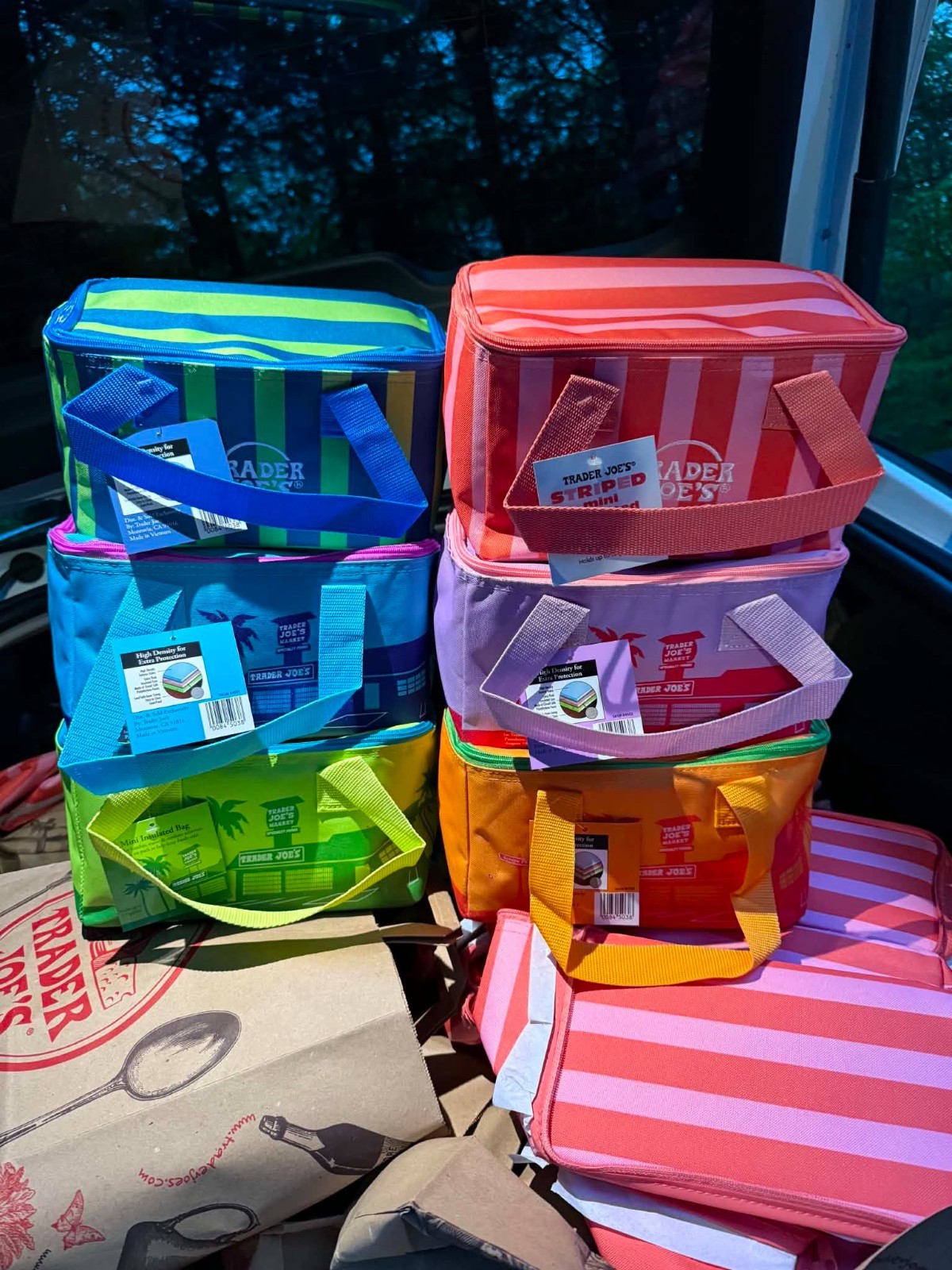 🔥2026 Trader Joe’s Limited Edition Mini Insulated Tote Summer (Set of 6/Single)