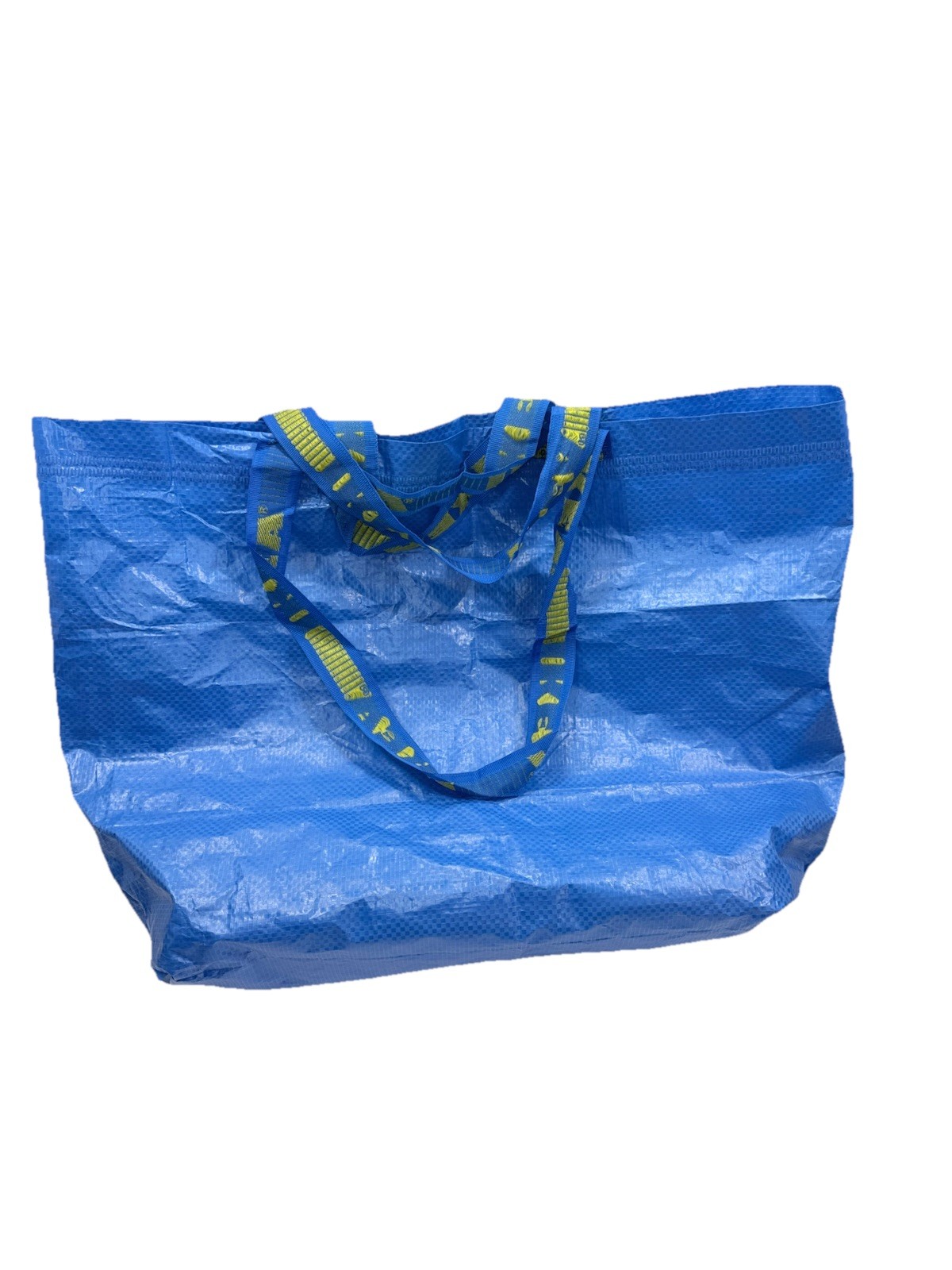3 Pack – IKEA Frakta Medium Blue Shoppin Bags Reusable Durable 10 Gallon