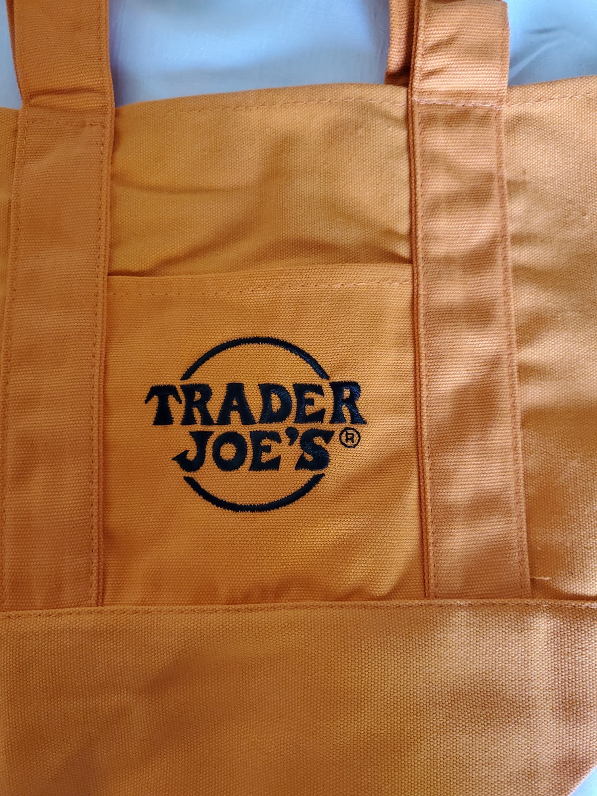 Trader Joe’s Limited Edition Embroidered MINI CANVAS REUSABLE TOTE BAG