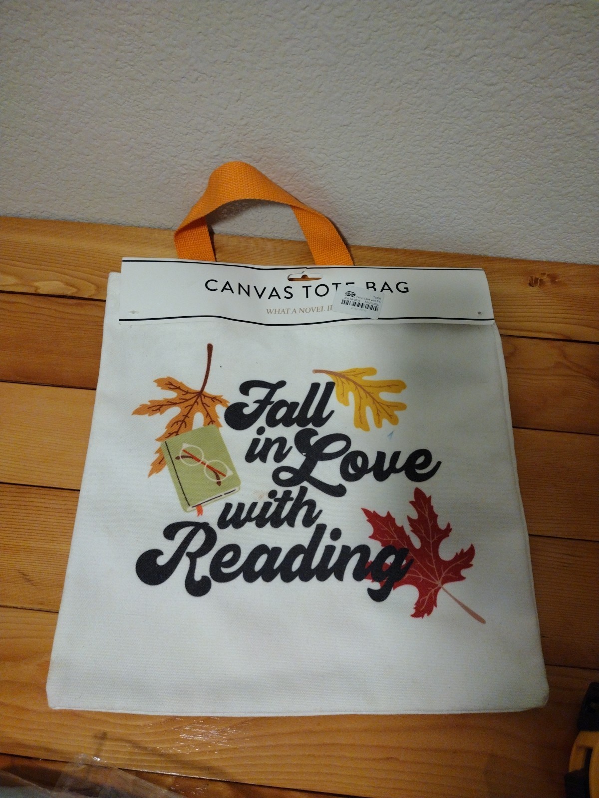 DesignWorks Ink “Think Ink” tote bag or kitchen towel with a fall theme.
