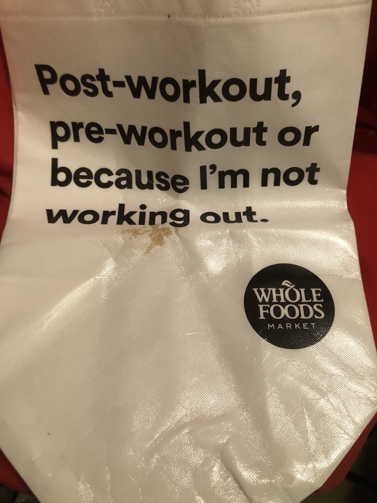 Whole Foods Market Long Shopping Bag New