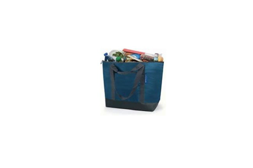 Keep Frozen Dual Carry Shopper Bag Dark Blue Insulated with Handles Large New