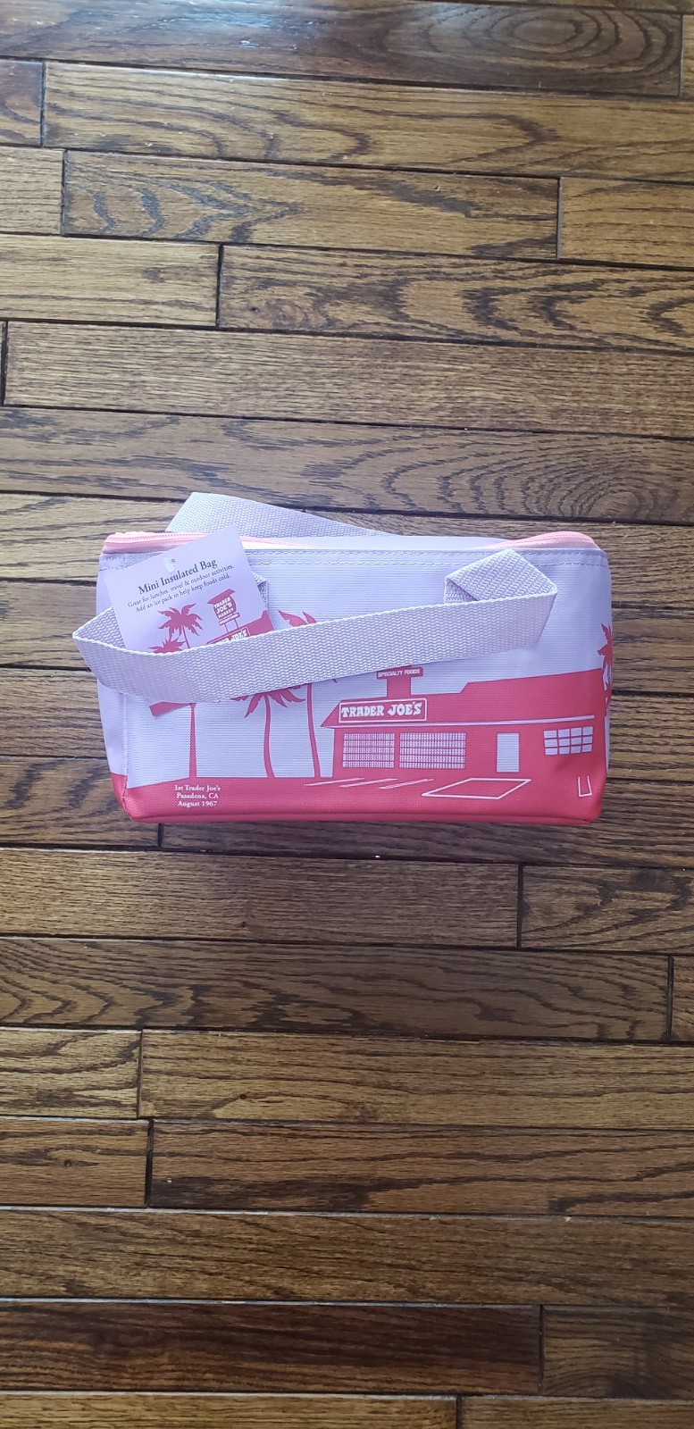Trader Joe’s Pink Purple Mini Insulated Tote Bag Summer 2026