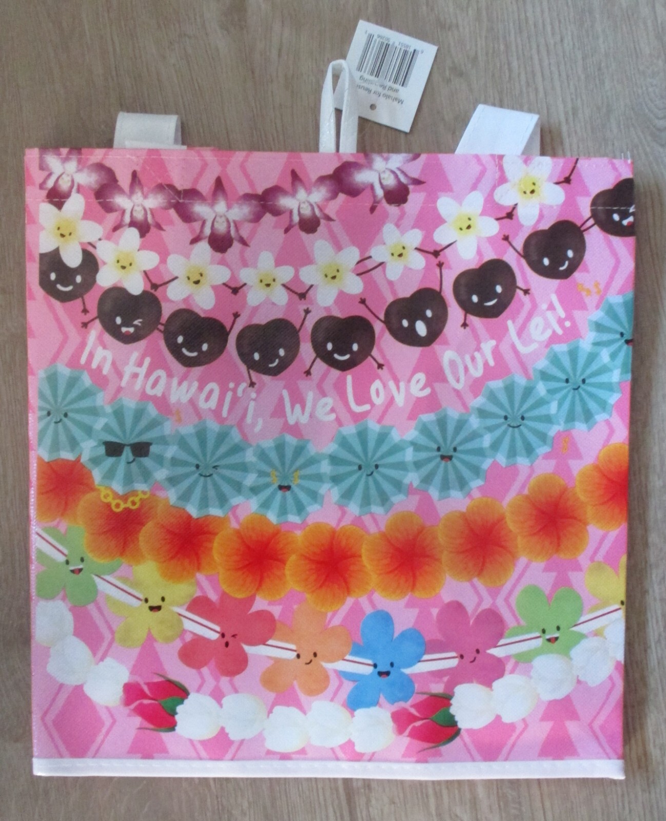 FOODLAND – Hawaii LEI Reusable Shopping / Gift / Beach Tote Bag – NWT