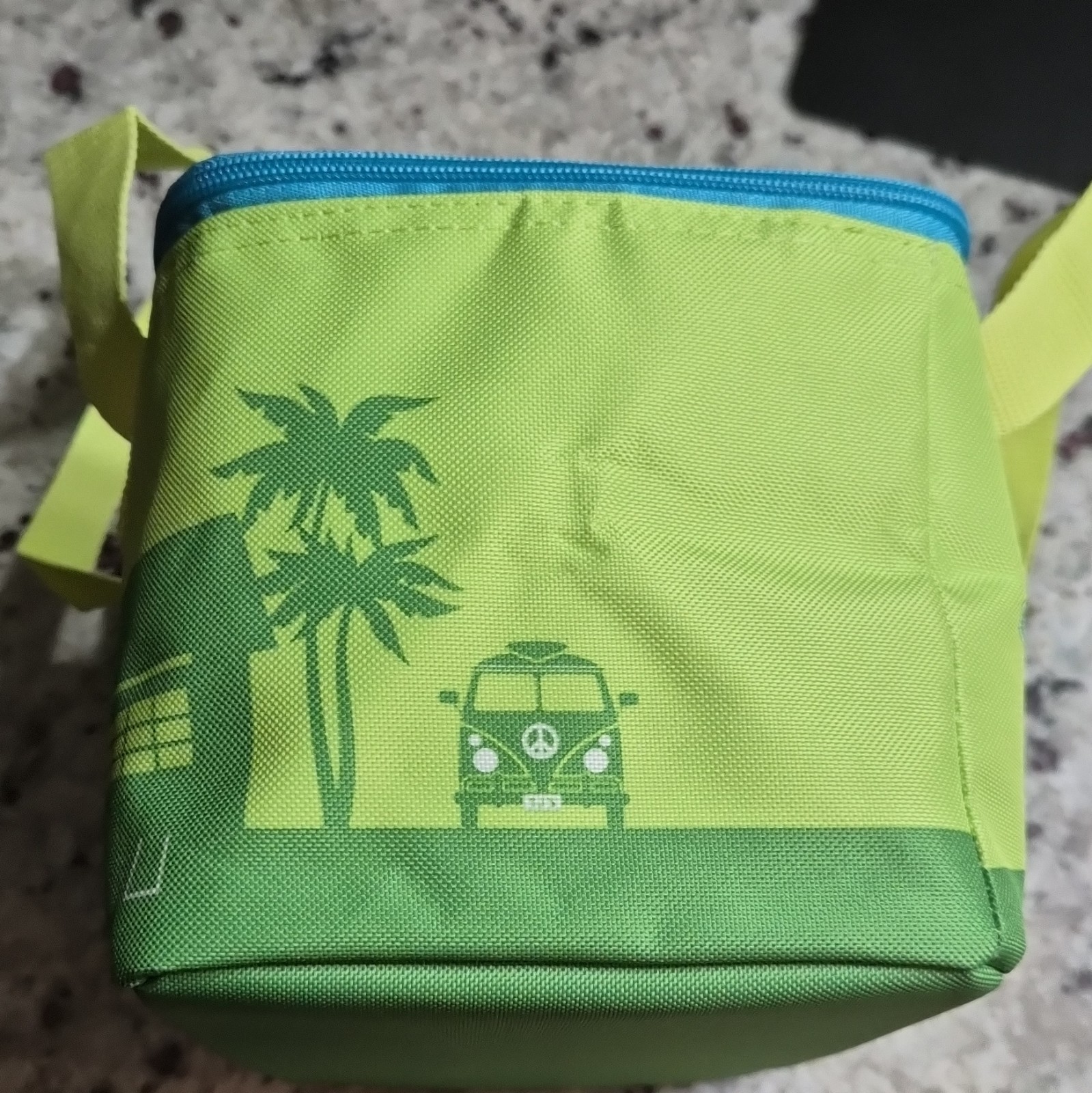 Trader Joe’s Mini Insulated Reusable Shopping Bag Green Yellow Blue 2026