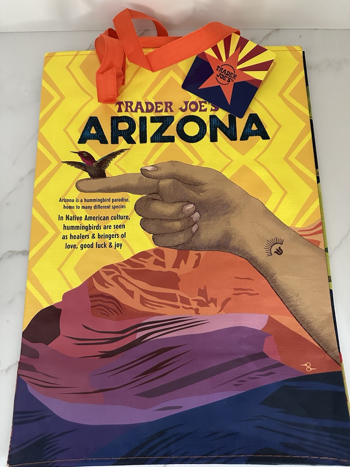 TRADER JOE’S Arizona Tote Reusable Bag Shopping New with Tags