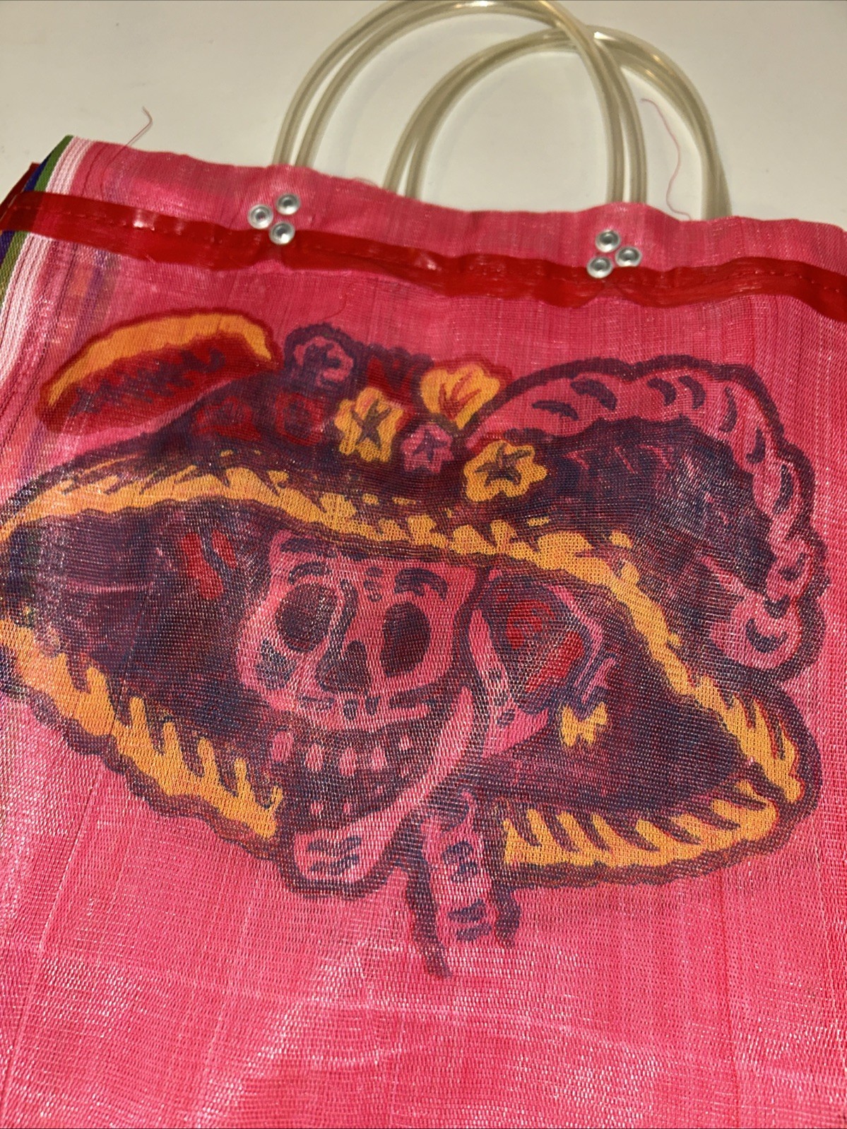 13.5 X16 Reusable Bag Skeleton Dias De Los Muertos (tear)