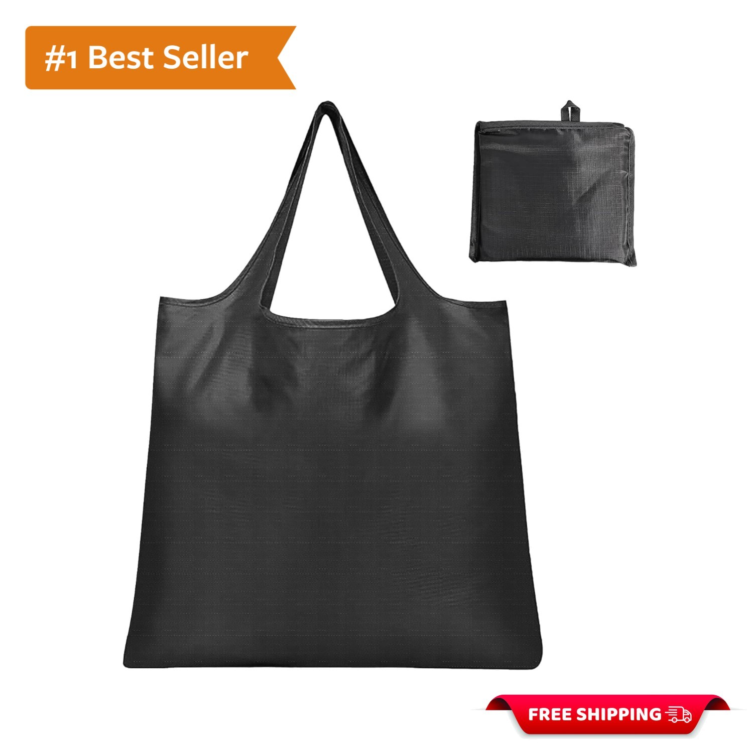 Versatile Large Nylon Shopping Bag – Foldable, Waterproof, & Machine Washable