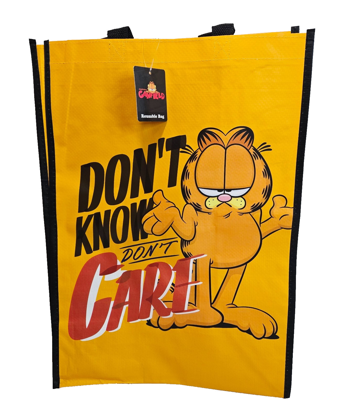 GARFIELD DON’T KNOW DON’T CARE Reusable Shopping Grocery Bag Kids Toy Beach Bag