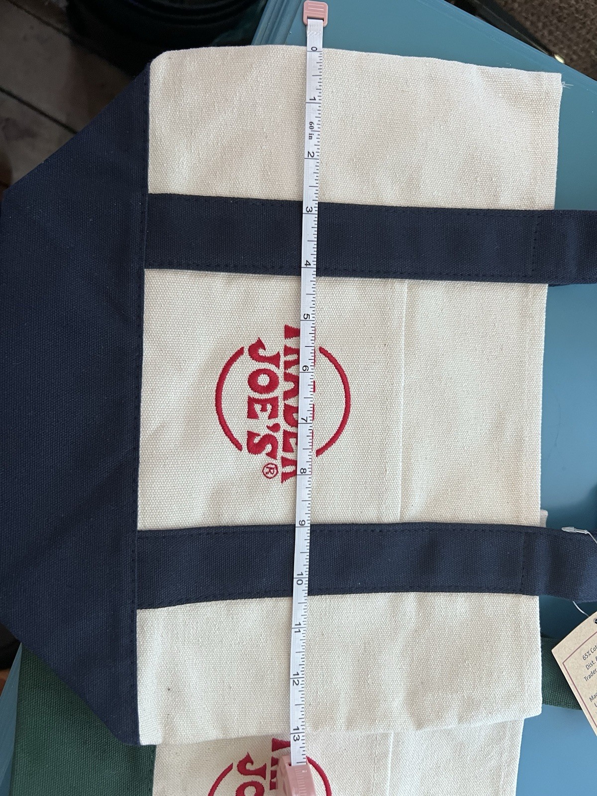 Authentic Trader Joe’s Mini Canvas Tote Bag, NWT. SET OF 4 Limited Edition.