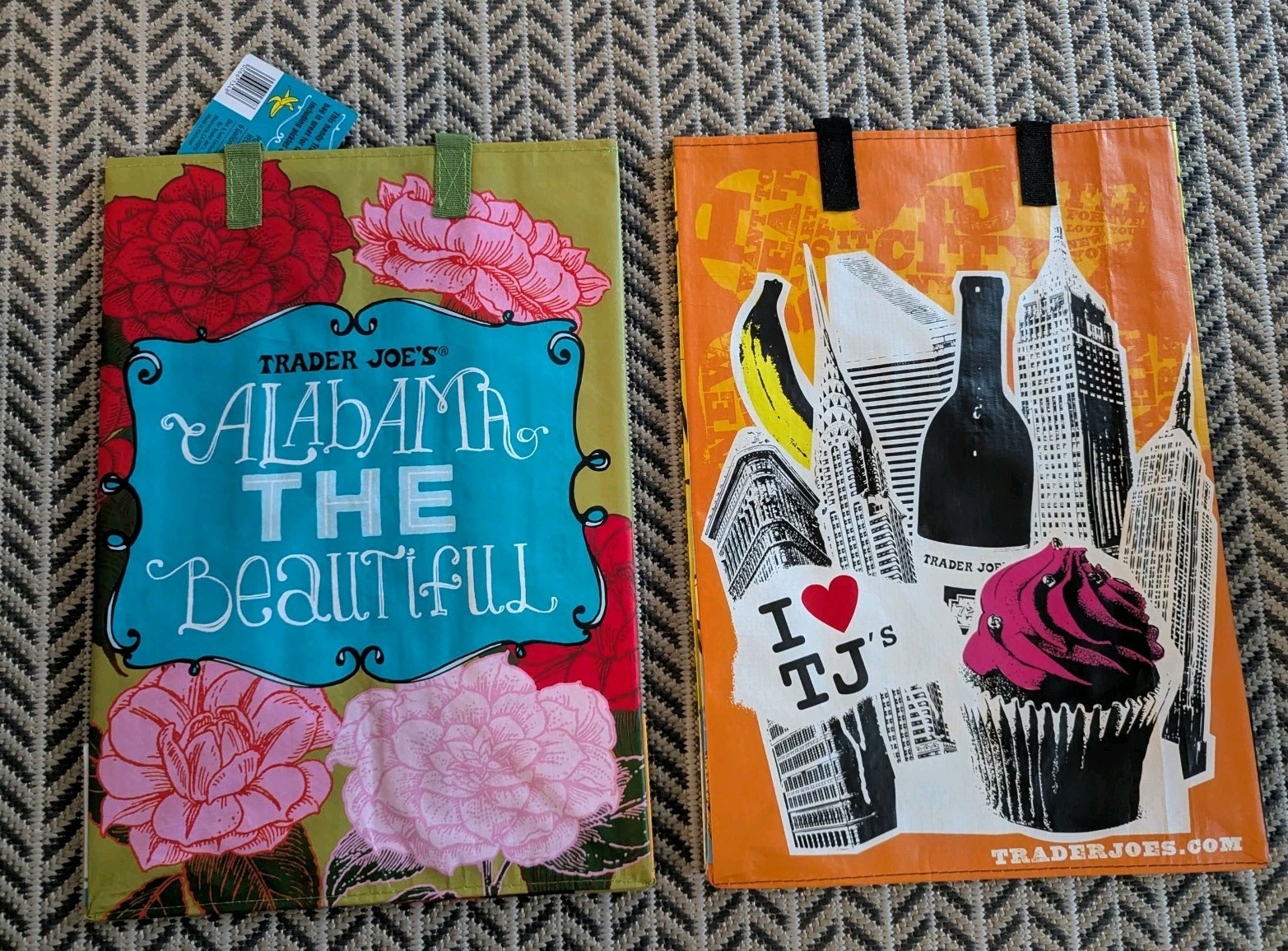 2LOT New York & Alabama – Trader Joe’s Reusable Shopping Bag 6 Gallon NWT