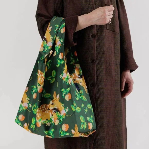 NWT Baggu Standard Reusable Shopping Bag Tote Deer US seller Sold Out Rare