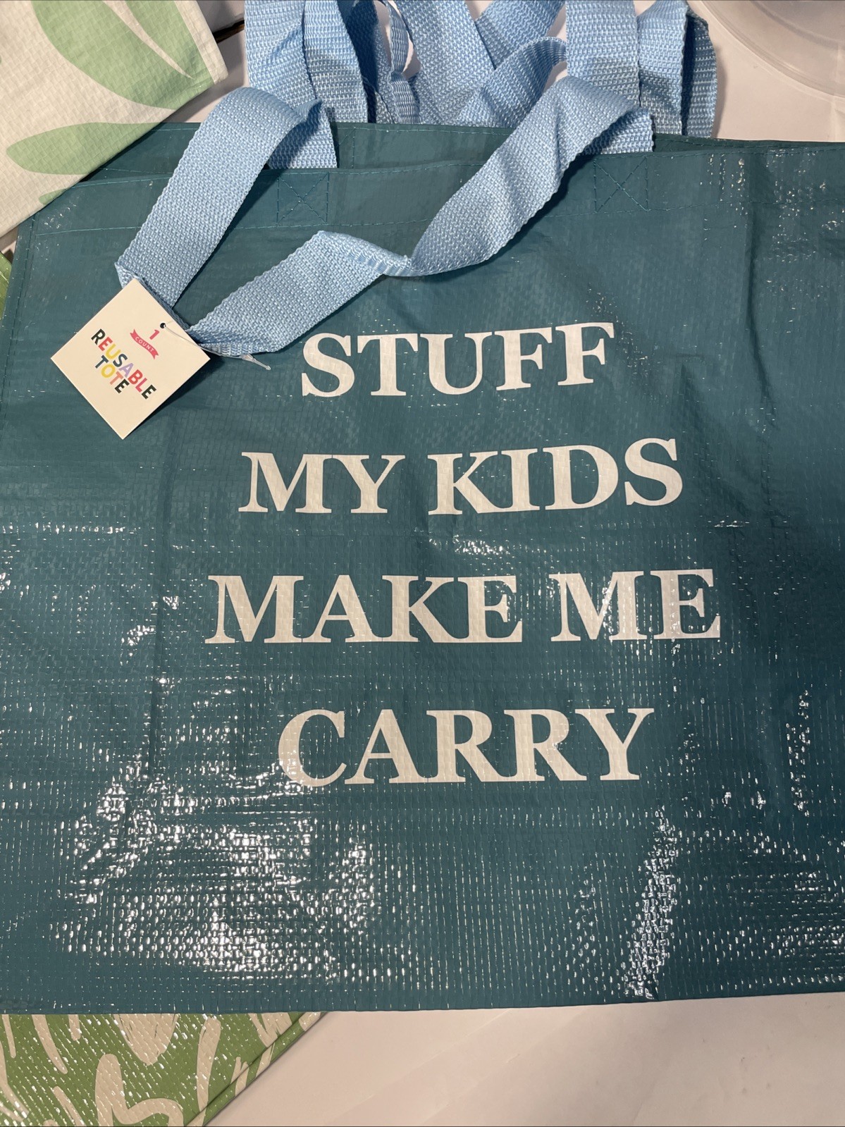 9 – Reusable Shopping Grocery Gift Tote Bag NWT Multipack, 3 of each design