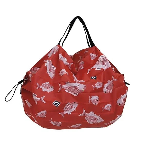 Shupatto Itoya Compact Bag S Sea bream Thailand Tie Red Japan
