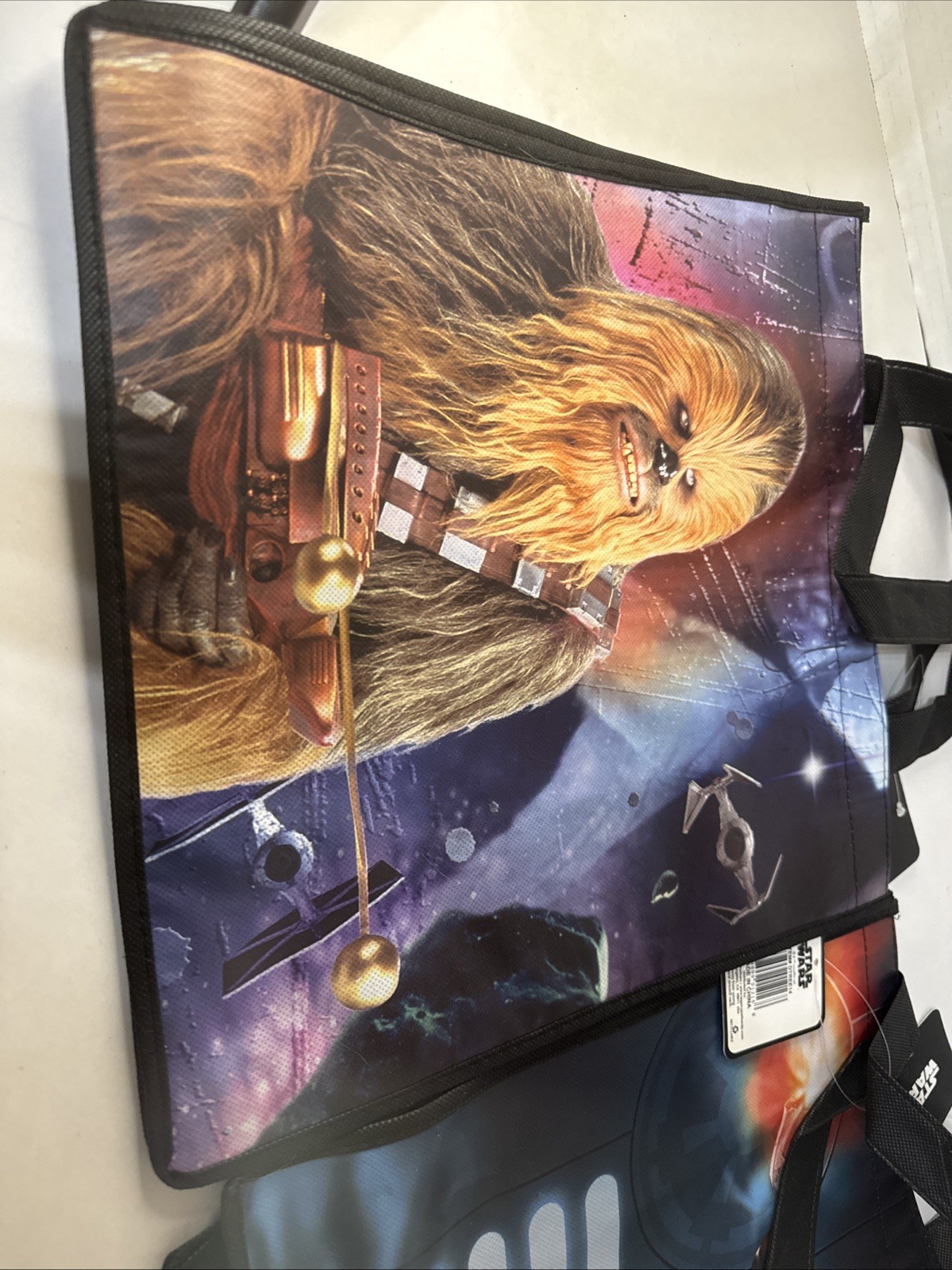 Lot Of 3 Disney Star Wars Reusable Tote Bag 13”x 12.5” x 6.5″ NWT