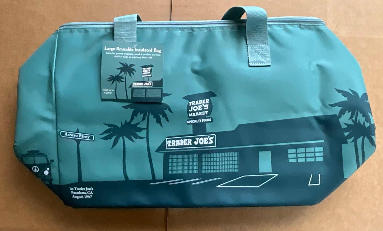Trader Joe’s Ltd Ed Teal Reusable Insulated Bag NWT