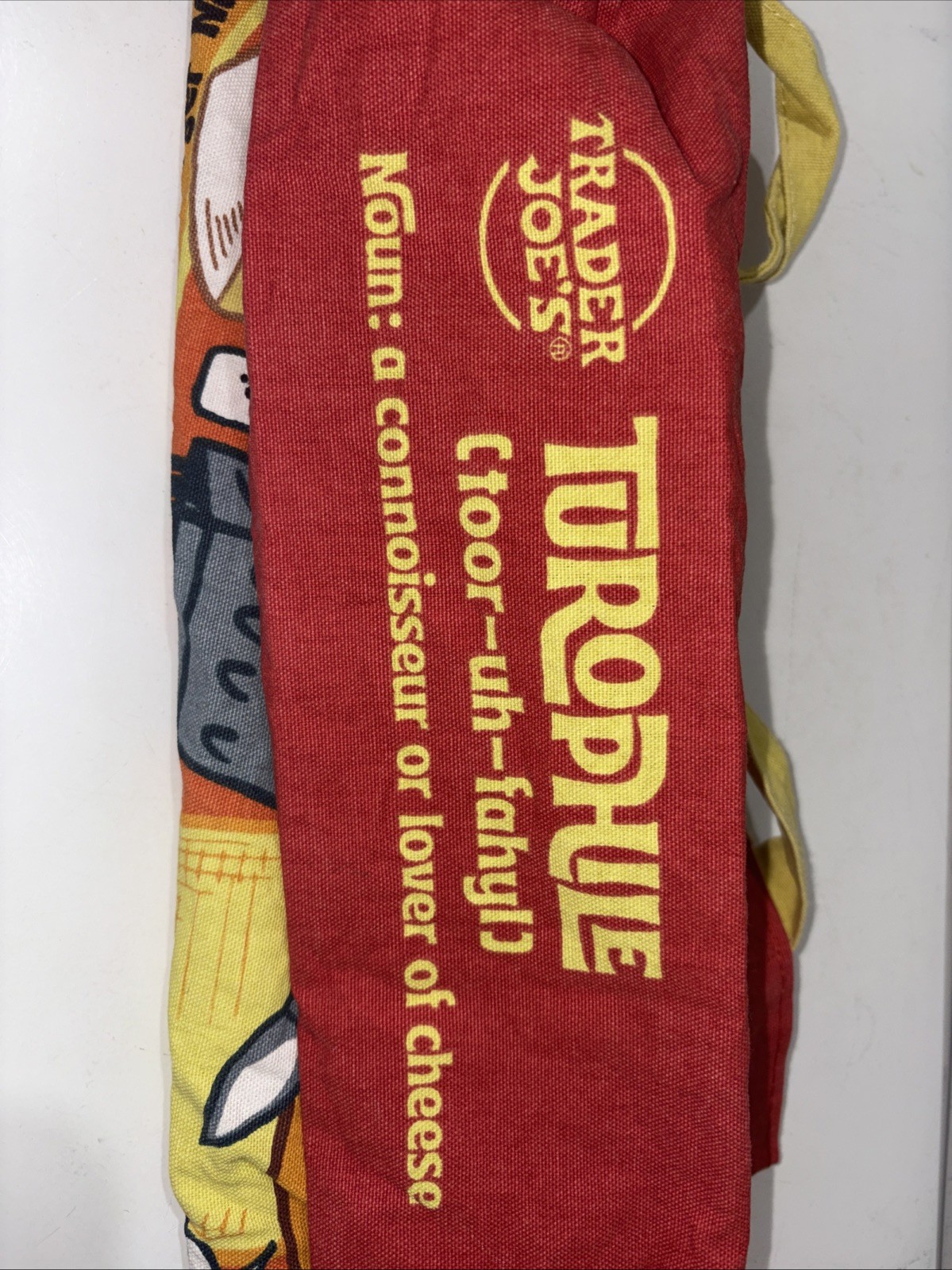 Trader Joes Cheese Tote Shopping Bag Experience Extravaganza Canvas Fun Graphic