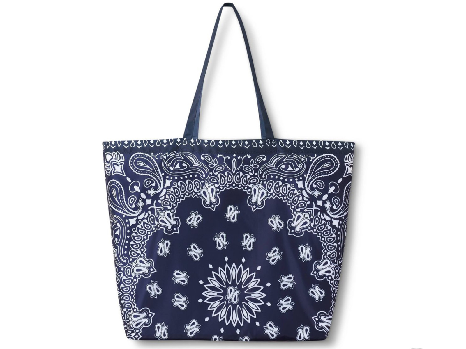NWT Levi’s x Target Large Bandana Reusable Shopping Bag Set Paisley/Stripe Blue