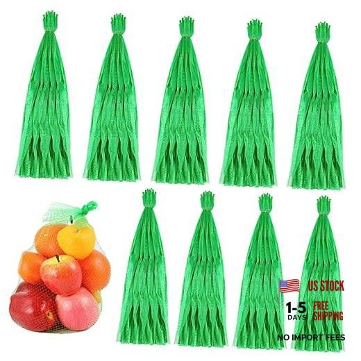 Pcs Mesh Bags for Vegetables Mesh Produce Bags Reusable 20 Inch 1000 Green